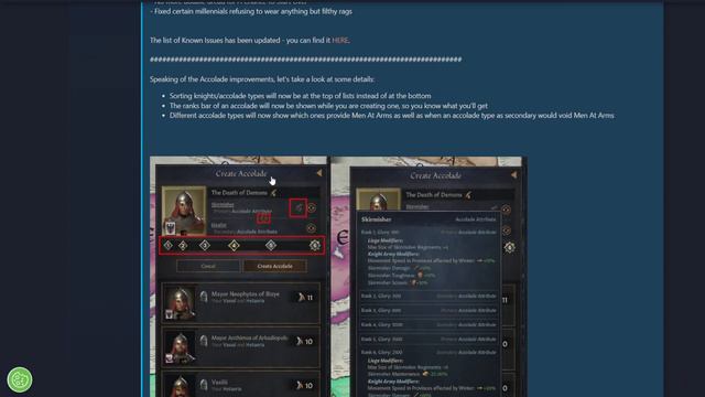 The Accolades UI Gets an UPGRADE! | CK3 1.9.2 Patch Notes смотреть онлайн