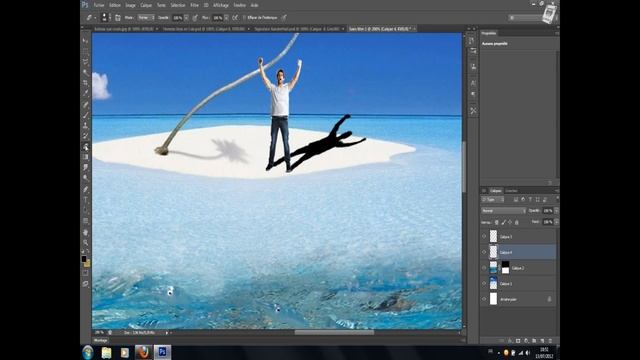 XanderHuit ~ Tutoriel Entre Terre Et Eau Avec Photoshop CS6 Extended [HD] смотреть онлайн