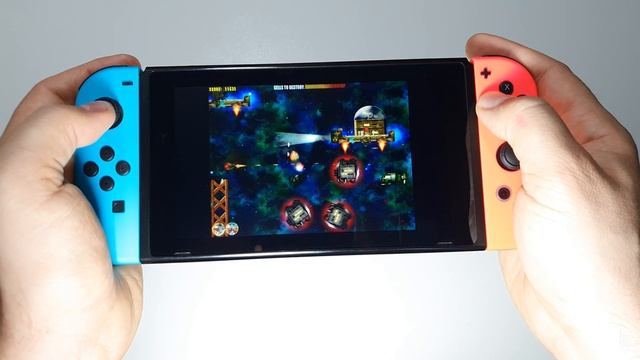 Jets'n'Guns Nintendo Switch handheld gameplay смотреть онлайн