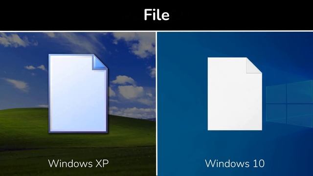 Windows XP and Windows 10 Icon Comparison! смотреть онлайн