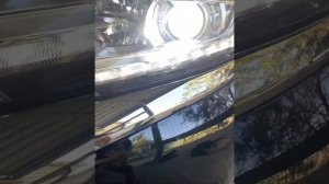 Mitsubishi Outlender 3, установили светодиодные лампы.