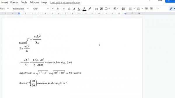 Using MathType Google Docs Addon (vs Docs' own Equation Editor)