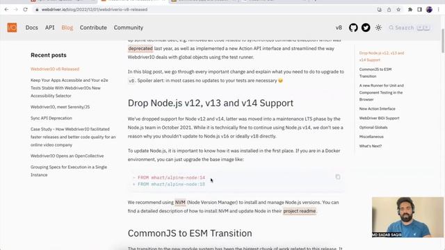 #16 | Migrate from V7 to V8 | WebdriverIO Mocha Framework смотреть онлайн