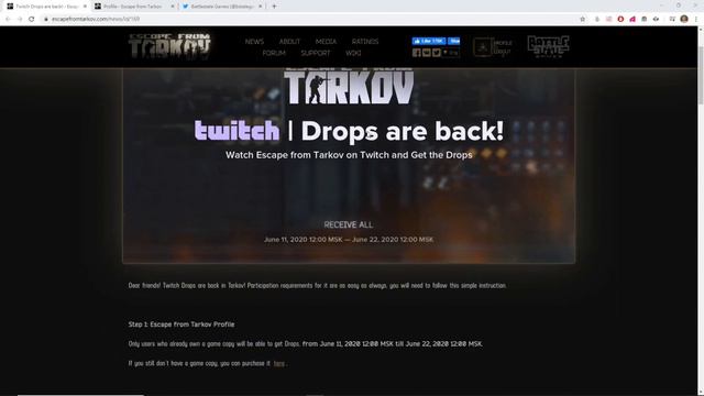 twitch drop回歸！twitch drop is back｜Escape from tarkov 逃離塔科夫 смотреть онлайн