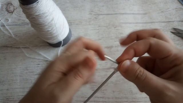 Как связать полый шнур спицами! смотреть онлайн