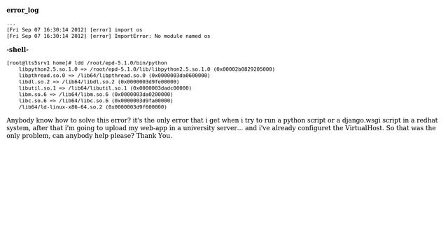 DevOps & SysAdmins: Python: ImportError: No module named os (2 Solutions!!) смотреть онлайн