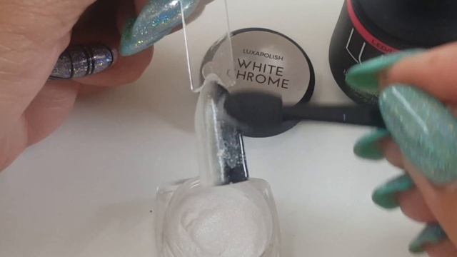 How to Ombre Nails with White Chrome | TUTORIAL смотреть онлайн