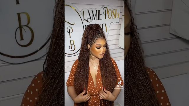 Boho bohemian curls braids| How to install frontal #ytshorts #bohobraids #braids #hairtutorial смотреть онлайн