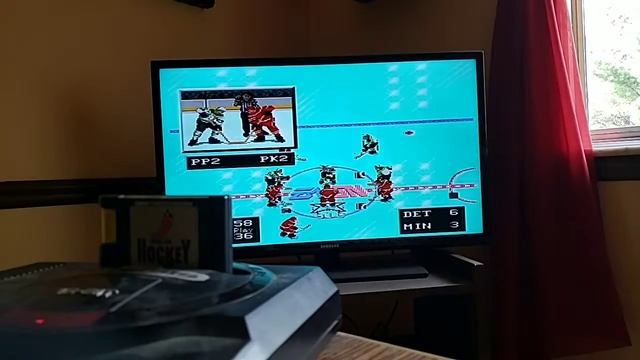 NHL 93 EASN hockey Detroit playoffs Genesis смотреть онлайн