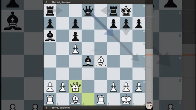 Torre, Eugenio vs Shirazi, Kamran || World U20-ch11 Preliminaries D 1971 @chessbuddies смотреть онлайн