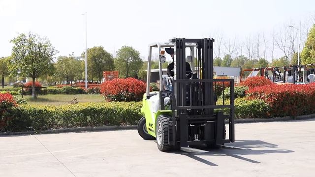 China New Forklift Test Inspection 3 Ton Lifter Machine смотреть онлайн