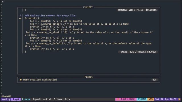 ChatGPT coding in Neovim смотреть онлайн