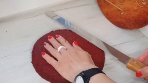 Самый вкусный Торт Красный бархат с клубничной начинкой