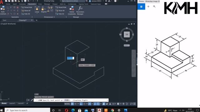(AUTOCAD) isometric practice drawing смотреть онлайн
