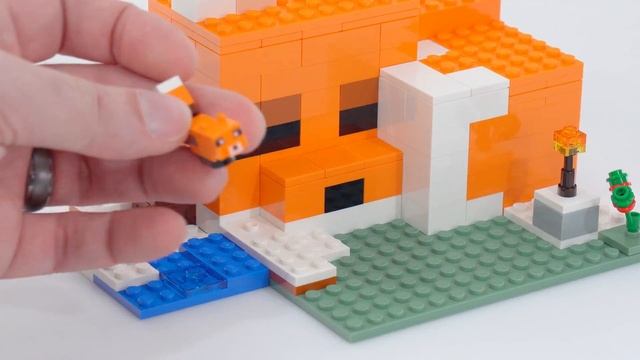 LEGO Minecraft The Fox Lodge 21178 review! Four foxes, only one is good смотреть онлайн