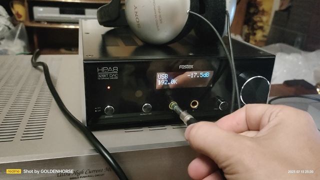 Fostex HP-A8, проверка перед отправкой.