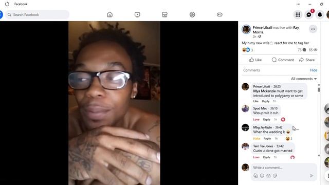 Me n my new wife? react for me to tag her ( fb live ) ?? смотреть онлайн