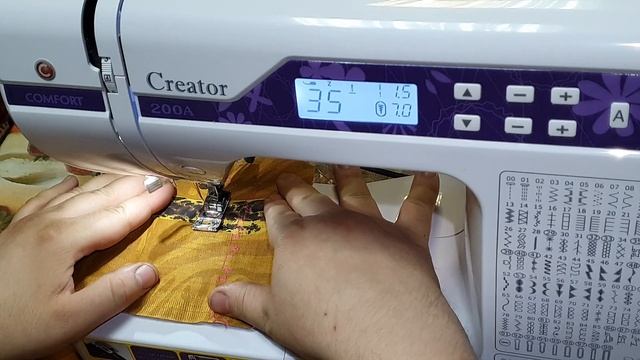 Швейная машина Comfort 200A - строчки