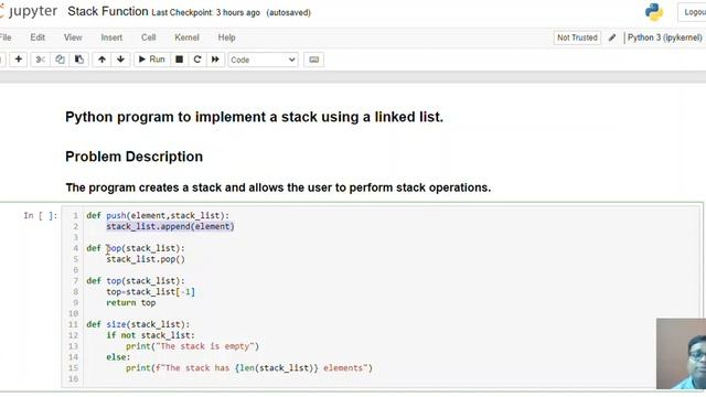 27 PIH Stack in Python смотреть онлайн