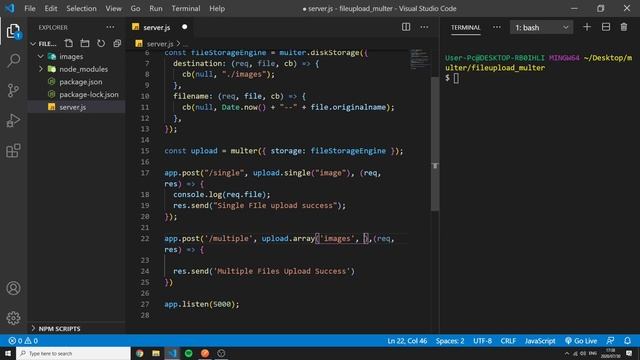 Understanding File Uploads in Node.js using Multer - Web Development Concepts Explained смотреть онлайн