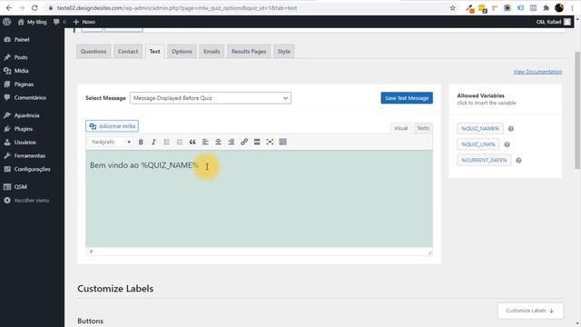 Como Criar um QUIZ INTERATIVO Com Pontuação no Wordpress (PASSO A PASSO) смотреть онлайн