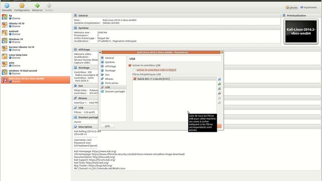 Installer une clé wifi dans une machine virtuelle Kali Linux смотреть онлайн