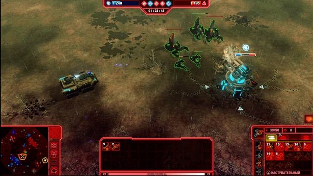 ?Command and Conquer 4 - Tiberian Twilight Сражения 5 -5 Боты Безжизненные Горы? смотреть онлайн