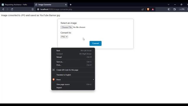 How To Create Image Converter Website Using PHP & ChatGPT смотреть онлайн