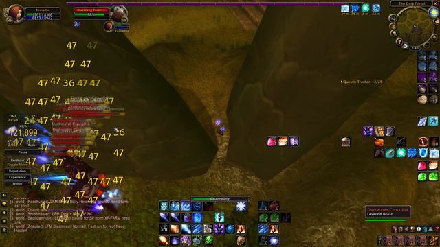 66-70 за День или два Чёрные топи соло буст/фарм 300голд в час.