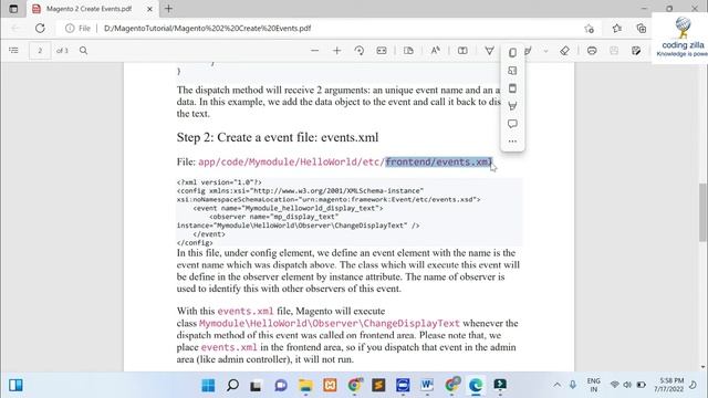 custom event and observer in Magento 2 | How to use events in Magento 2 | #magento2 |CodingZilla смотреть онлайн