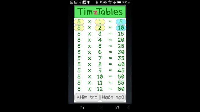 Multiplication Tables In 21 Languages - Timztables