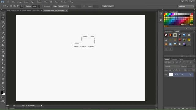 Photoshop CS6 Part 3 - How to use Rectangular Marquee, Elliptical Marquee Tool. смотреть онлайн