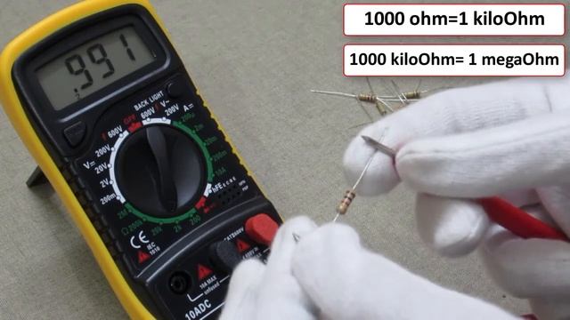 How do i Check and Measure Resistor Value With Digital Multimeter? смотреть онлайн