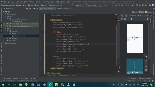 Create a simple android application using Android Studio (Java) смотреть онлайн