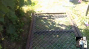 Калитка из профильной трубы и сетки рабицы своими руками. Чертеж, сборка, установка.