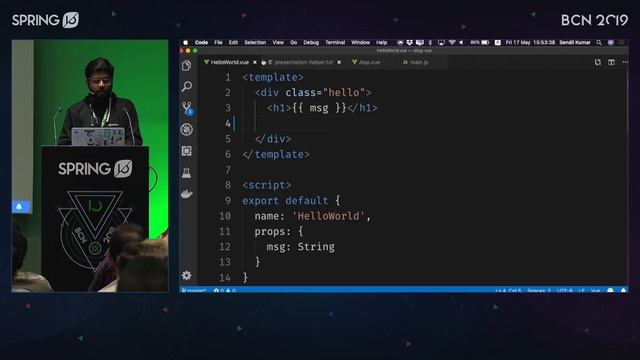 How to bootifully make a front end with JHipster and Vue.js for your application by Sendil Kumar N смотреть онлайн