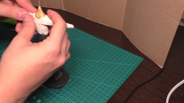 Токийский гуль(Tokyo Ghoul). Фигурка Канеки из пластилина. смотреть онлайн