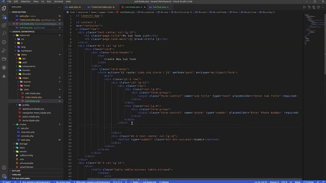 PHP Laravel Beginner tutorial | Sub Tasks | Input types | Validations | Custom migrations (Sinhala) смотреть онлайн