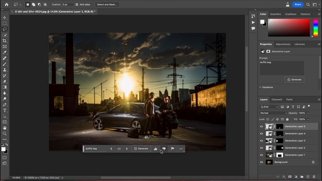Photoshop Generative Fill A.I. (Artificial Intelligence) Step-by-Step Tutorial смотреть онлайн