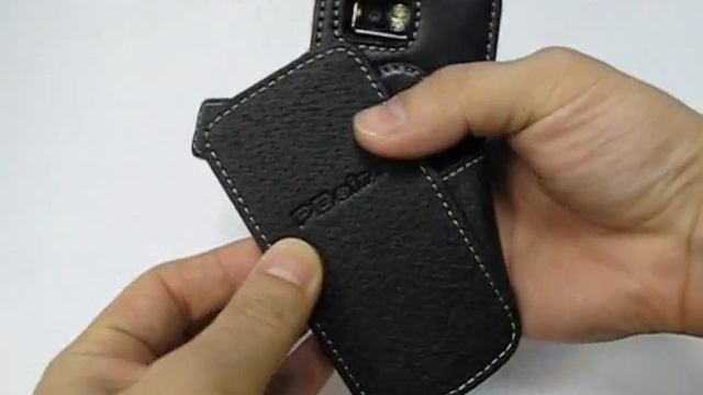 PDair Leather Case for Samsung S8000 Jet - Book Type (Black) смотреть онлайн