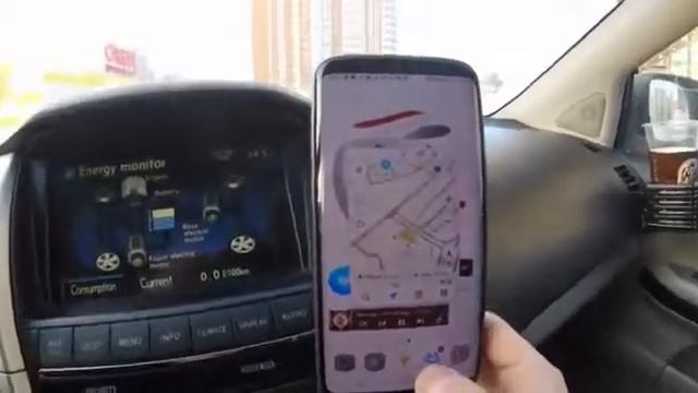 Как ездить одновременно с Hybrid Assistent и Яндекс Навигатором смотреть онлайн