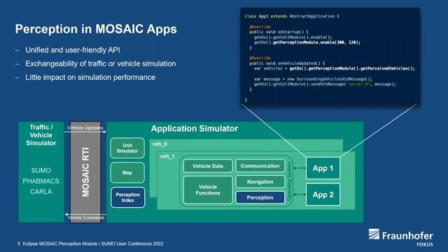 Implementation of a Perception Module for Smart Mobility Applications in Eclipse MOSAIC смотреть онлайн