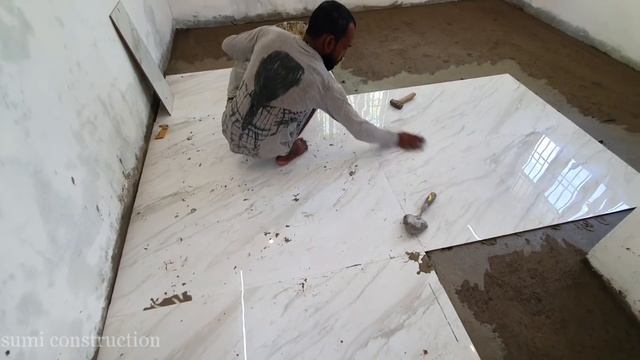 Flooring Techniques_4×2 Tiles Flooring Installation with Living Room|Fitting Tiles in speed смотреть онлайн