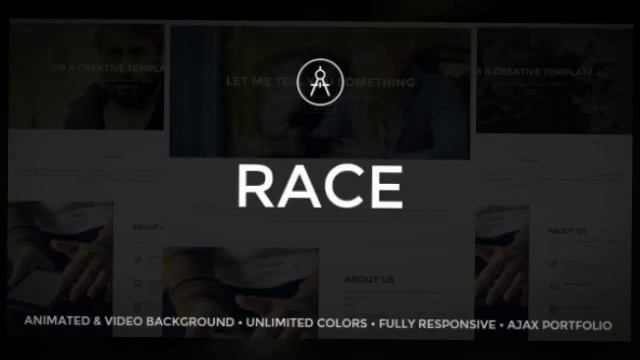 Race - Creative One Page WordPress Theme 2 смотреть онлайн