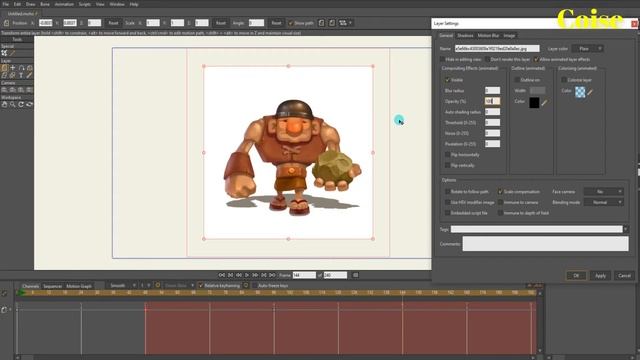How to keyframe layer opacity - Allow animated layer effects - Coise - Anime Studio - Moho tutorial смотреть онлайн