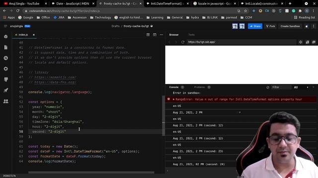 Intl namespace Javascript | DateTimeFormat() | NumberFormat() | RelativeTimeFormat() | Part -17 смотреть онлайн