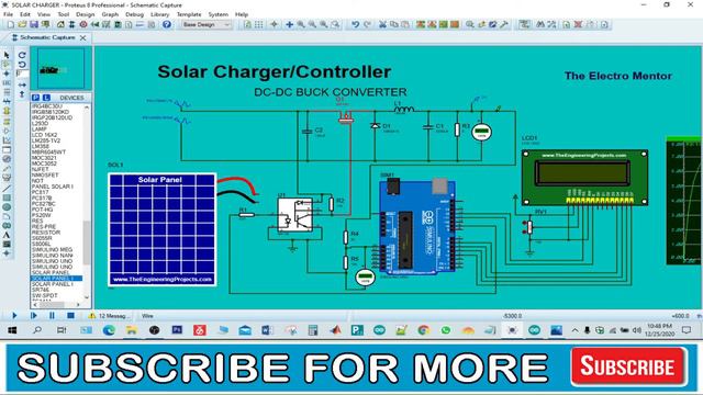 Arduino Solar Charge Controller | Arduino Based PWM Solar Charger | Proteus Project смотреть онлайн