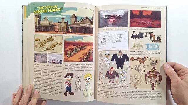The Art of Ducktales (flip through) Artbook смотреть онлайн