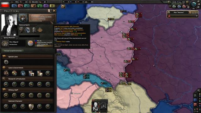 Hearts of Iron 4 - Fascist Poland - Hitler invites Poland to the Axis! #1 смотреть онлайн