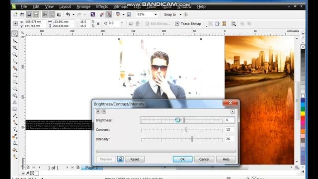 Make a Movie Poster With Texture Background In CorelDraw X6 , X7 X8 X9 смотреть онлайн
